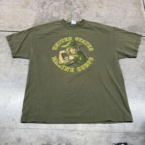 vintage united states marine corps bulldog military army shirt size xxl